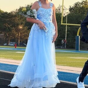 Elegant Blue Kids Dress